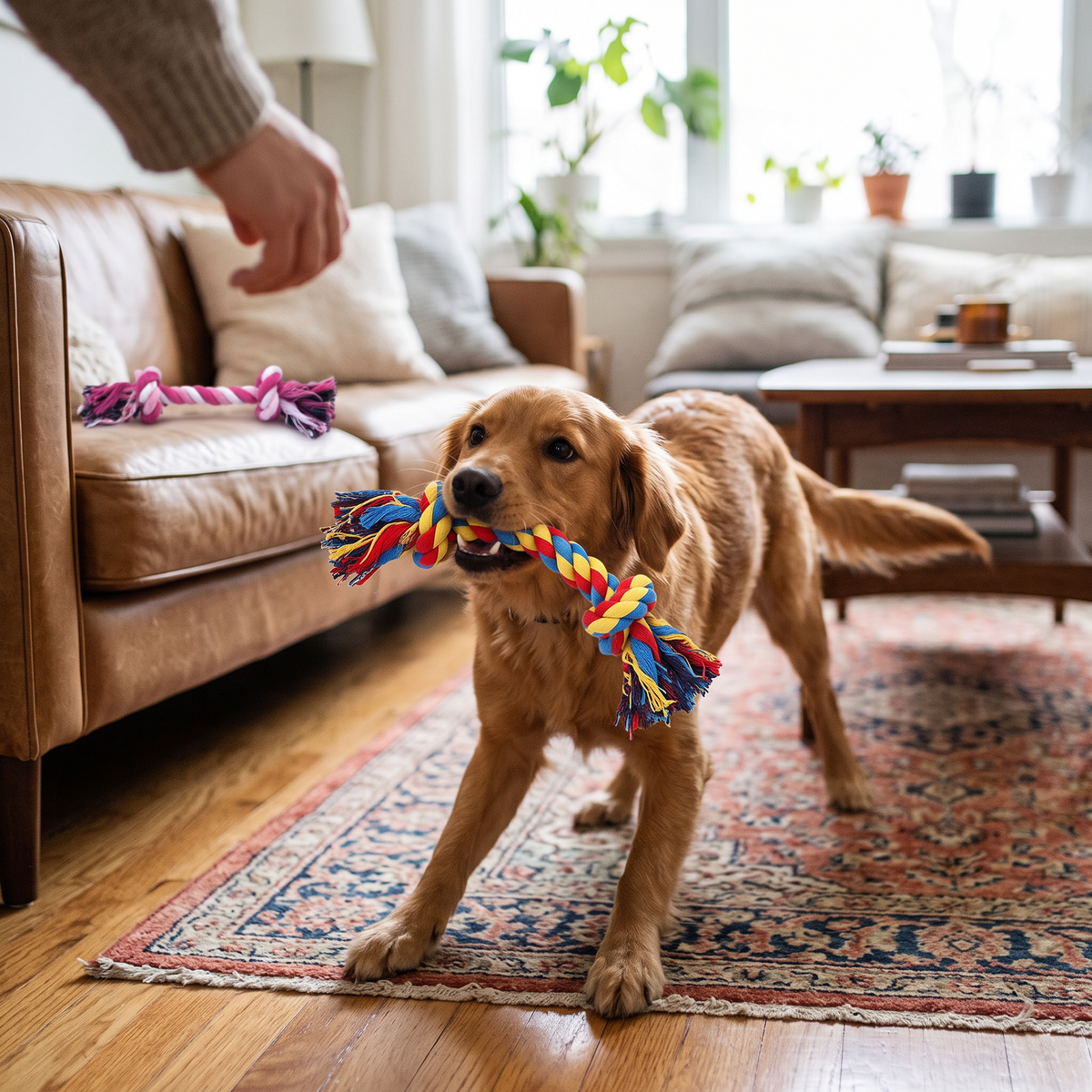 Cotton Rope Dog & Cat Chew Toy | lifestyle