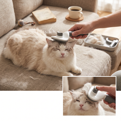 Long-Haired Dog & Cat Grooming Comb | lifestyle