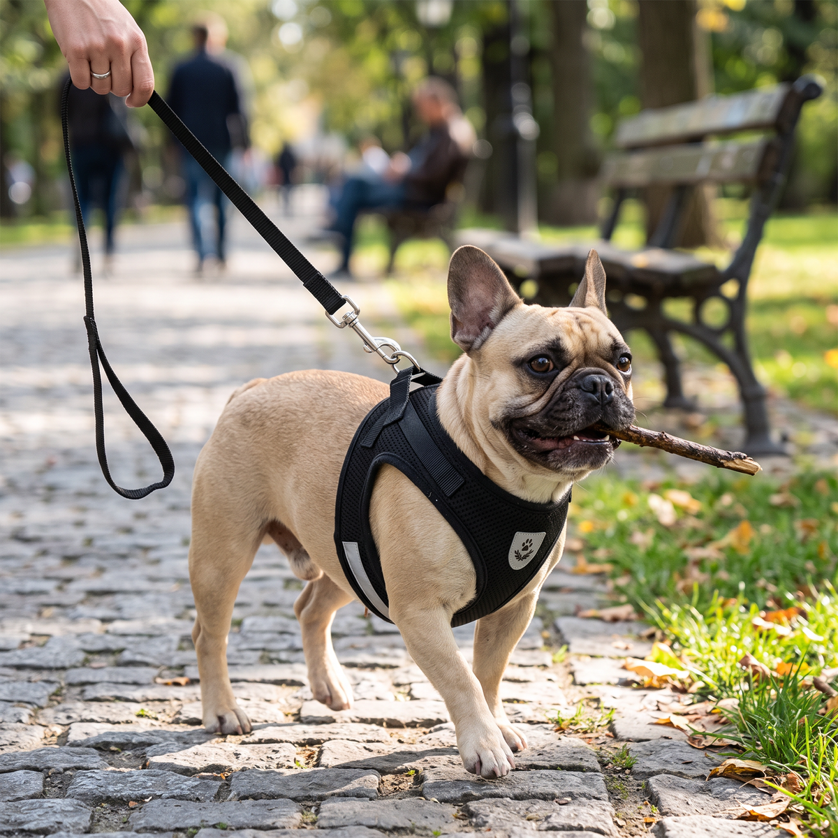 Reflective Mesh Pet Harness | lifestyle
