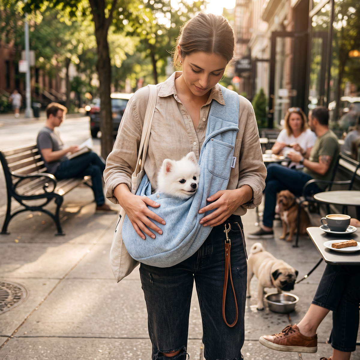 Portable Outdoor Pet Carrier Bag | lifestyle