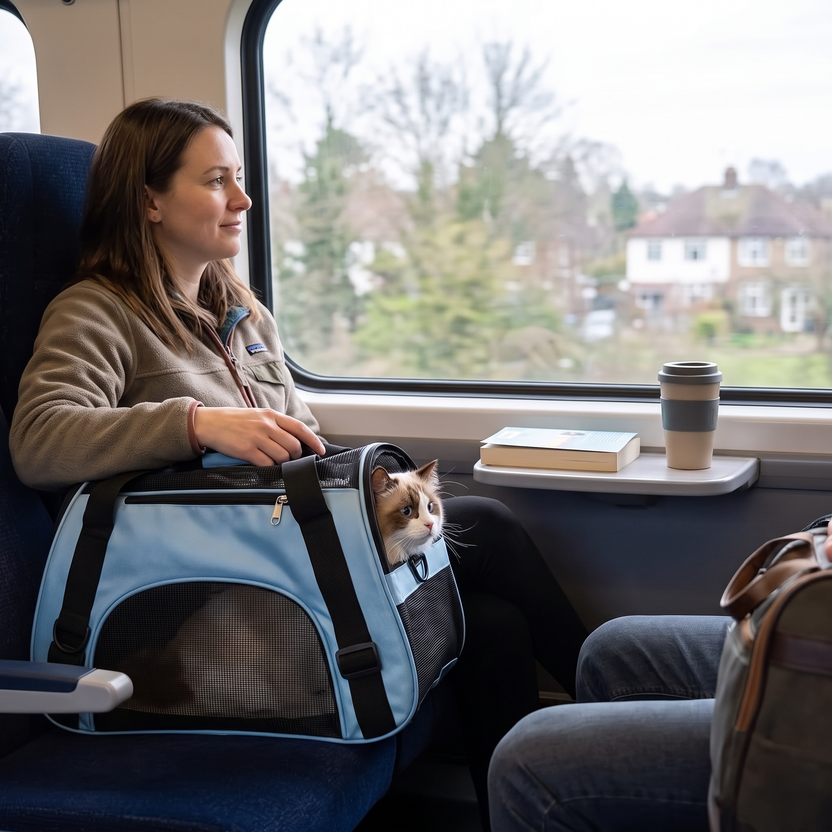 Breathable Mesh Pet Carrier Bag | lifestyle