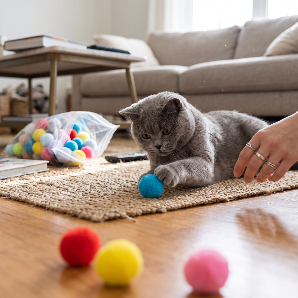 Delysia King 70pcs Plush Cat Toys | lifestyle