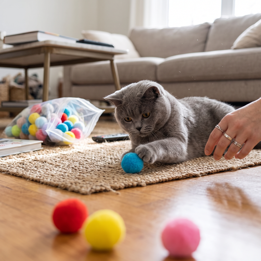Delysia King 70pcs Plush Cat Toys | lifestyle