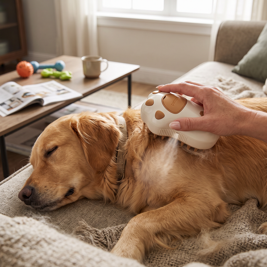 3-in-1 Electric Pet Steam Brush | lifestyle
