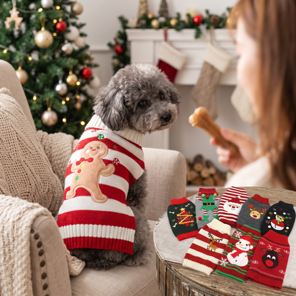 Dogs and other pets Christmas Knitted Sweater | lifestyle
