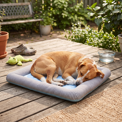 Cooling Ice Silk Pet Mat | lifestyle